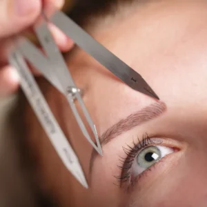 brow lamination and shaping geometry mapping